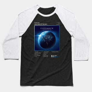 Godsmack - Lighting Up The Sky Tracklist Album Baseball T-Shirt